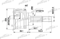 ШРУС PCV1509