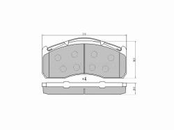 Колодки тормозные (Сзади) Volvo FH 92-12 / FM 92-12