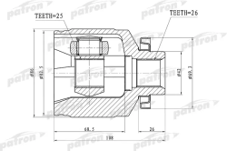 ШРУС PCV1353