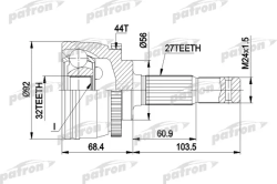 ШРУС PCV1349