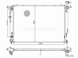 Радиатор Kia Sorento 09-21