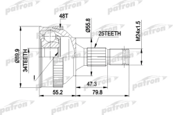 ШРУС PCV1176