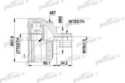 ШРУС PCV1389