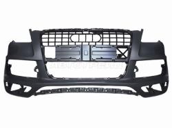 Бампер передний Audi Q7 09-15 (Под омыватели фар/ S-LINE)