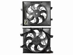 Диффузор радиатора в сборе KIA SOUL 09-