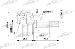 ШРУС PCV1004