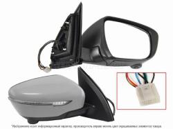 Зеркало Nissan Qashqai 13-22 (Справа/ Обогрев/ Регулировка/ Повторитель поворота/ Складывание/ 11 ко