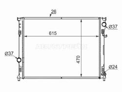 Радиатор Chrysler 300C 04-11 / Dodge Charger 05-10 / Magnum 03-08