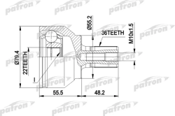 ШРУС PCV1603