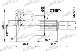 ШРУС PCV1549