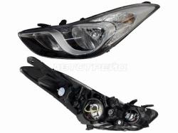 Фара Hyundai Elantra 10-13 (Спереди/ Слева/ Ручная регулировка)