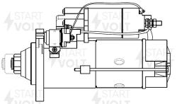 Стартер для а/м Mercedes-Benz Actros MP4/MP5 (11-) с дв. OM471 24В 8кВт (LSt 1598)
