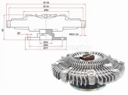 Вискомуфта NISSAN TERRANO II KA24