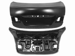 Крышка багажника Nissan Almera 12-19 (под один молдинг RUSSIAN TYPE)