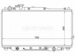 Радиатор Kia Sephia 98-04 / Shuma 97-01 / Spectra 00-11