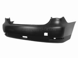 Бампер задний Nissan Almera 12-19 (С отверстием под крюк/ 4D SED)