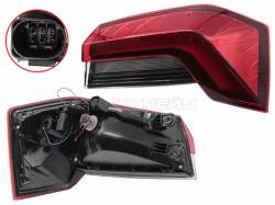 Фонарь задний Skoda Rapid 20- (Справа)