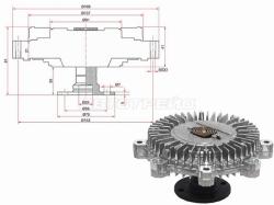 Вискомуфта HYUNDAI H-1 01-/H-100 04-