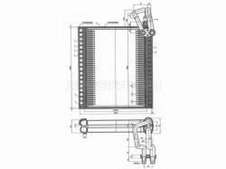 Испаритель кондиционера Nissan Serena 05-16 / X-Trail 07-15
