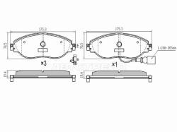 Колодки тормозные (Спереди) Audi A3 12-19 / Q3 18- / Skoda Kodiaq 16-22 / Octavia 12-20 / Volkswagen