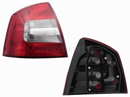 Фонарь задний Skoda Octavia 08-13 (Слева/ 4D SED)