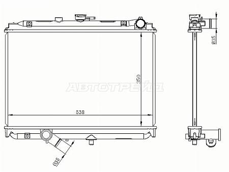 Радиатор Mazda Bongo 93-99