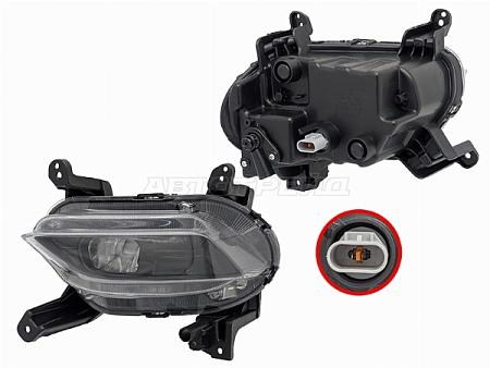 Фара противотуманная (Слева) Hyundai Santa Fe 18-21