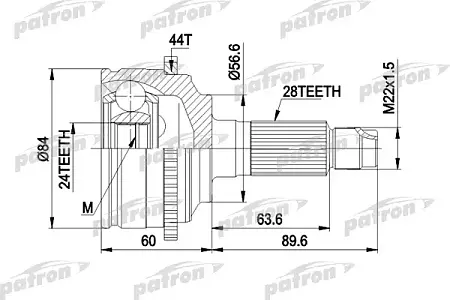 ШРУС PCV3028