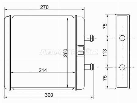 Радиатор отопителя салона IVECO DAILY 99-06