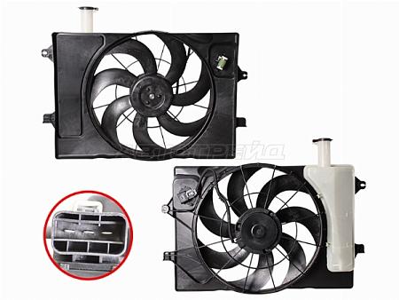 Диффузор радиатора HYUNDAI ELANTRA 20- 2,0