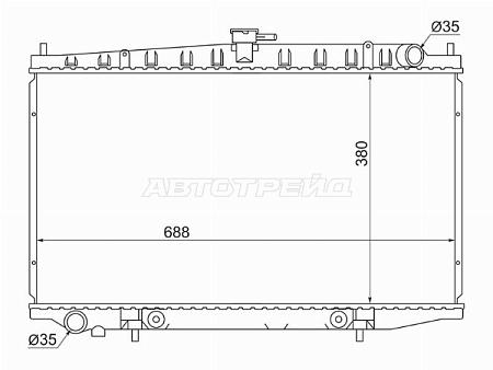 Радиатор Nissan Bluebird 91-95
