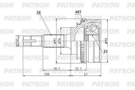 ШРУС PCV2159