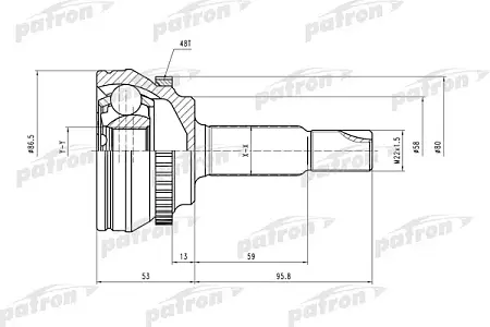 ШРУС PCV2131