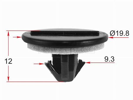 Клипса крепежная TOYOTA/LEXUS (1 шт.)