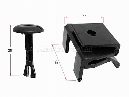 Клипса TOYOTA/LEXUS (1 шт.)