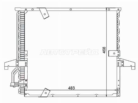 Радиатор кондиционера BMW 3-Series 90-00