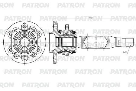 PDS0566 Полуось