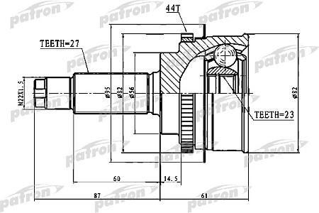 ШРУС PCV1640