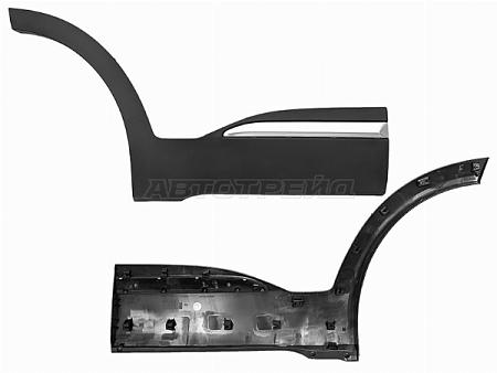 Молдинг двери Chery Tiggo 4 18-23 (Сзади/ Справа)