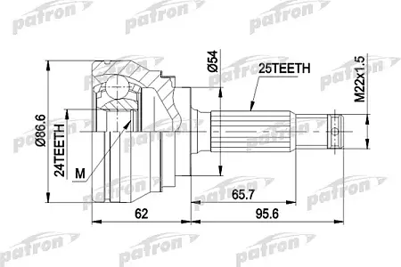 ШРУС PCV1332