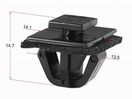 Клипса молдинга кузова HYUIDAI/KIA (1 шт.)