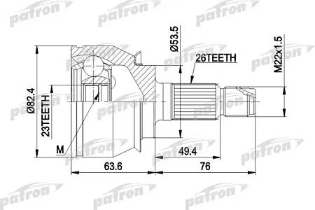 ШРУС PCV1001