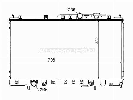 Радиатор Mitsubishi Galant 96-03