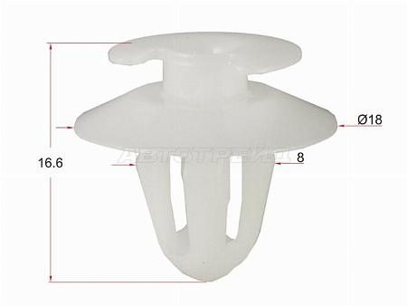 Клипса обшивки MERCEDES (1 шт.)