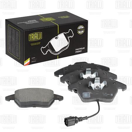 Колодки торм. для а/м VW Polo Sedan (RUS) (10-) 1ZС диск. перед. (в компл. с датчиком) (PF 1801)