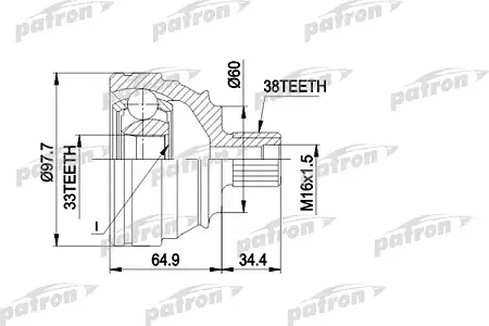 ШРУС PCV1123