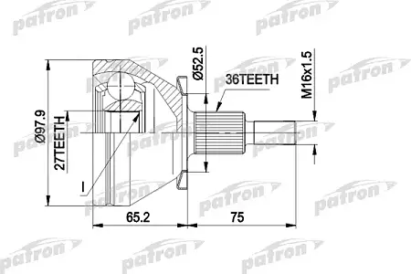 ШРУС PCV1428