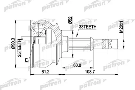 ШРУС PCV1008