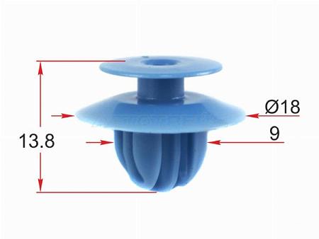 Клипса обшивки двери MITSUBISHI (1 шт.)