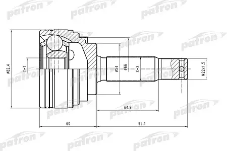 ШРУС PCV2023
